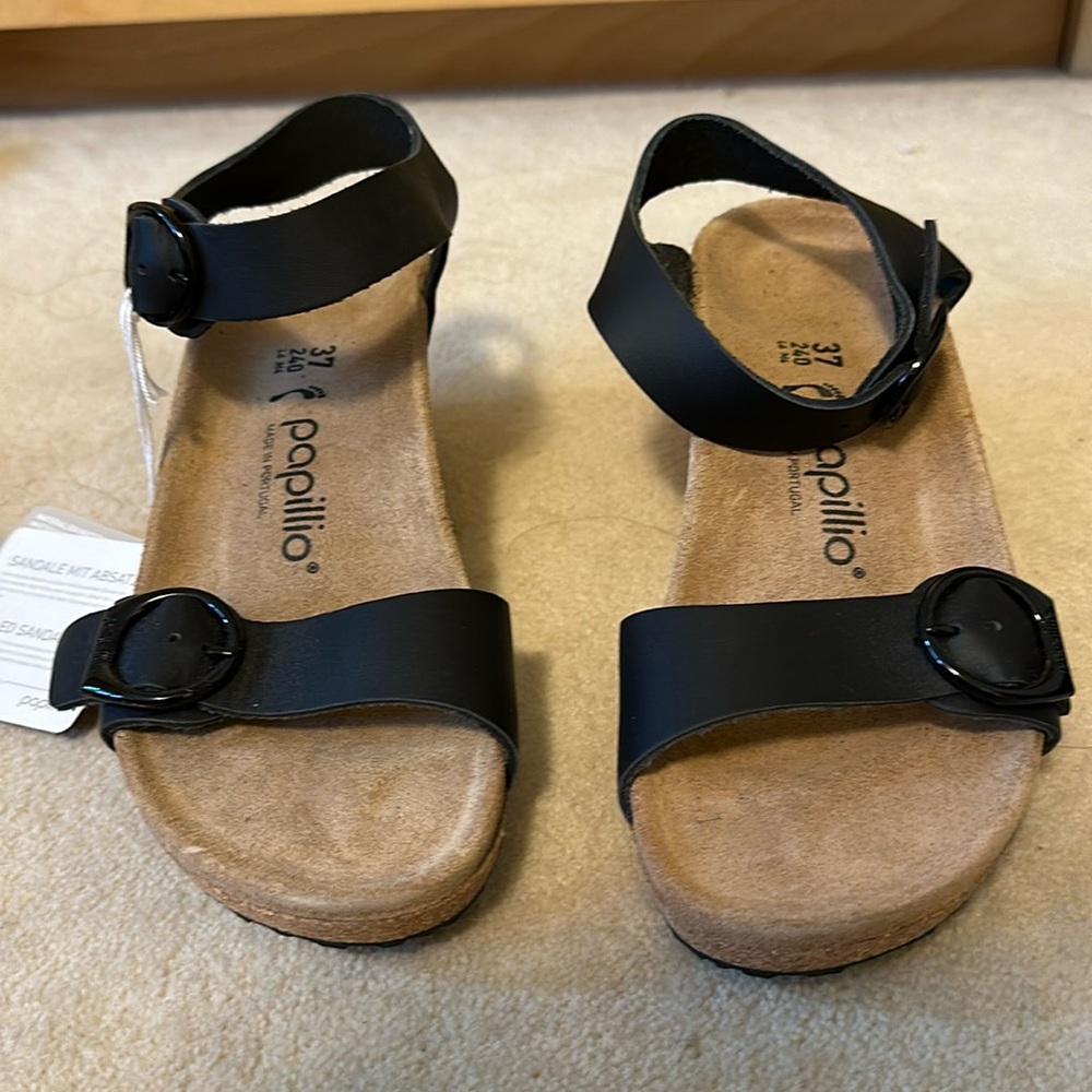 Papillo by Birkenstock Wedge Sandal- Leather